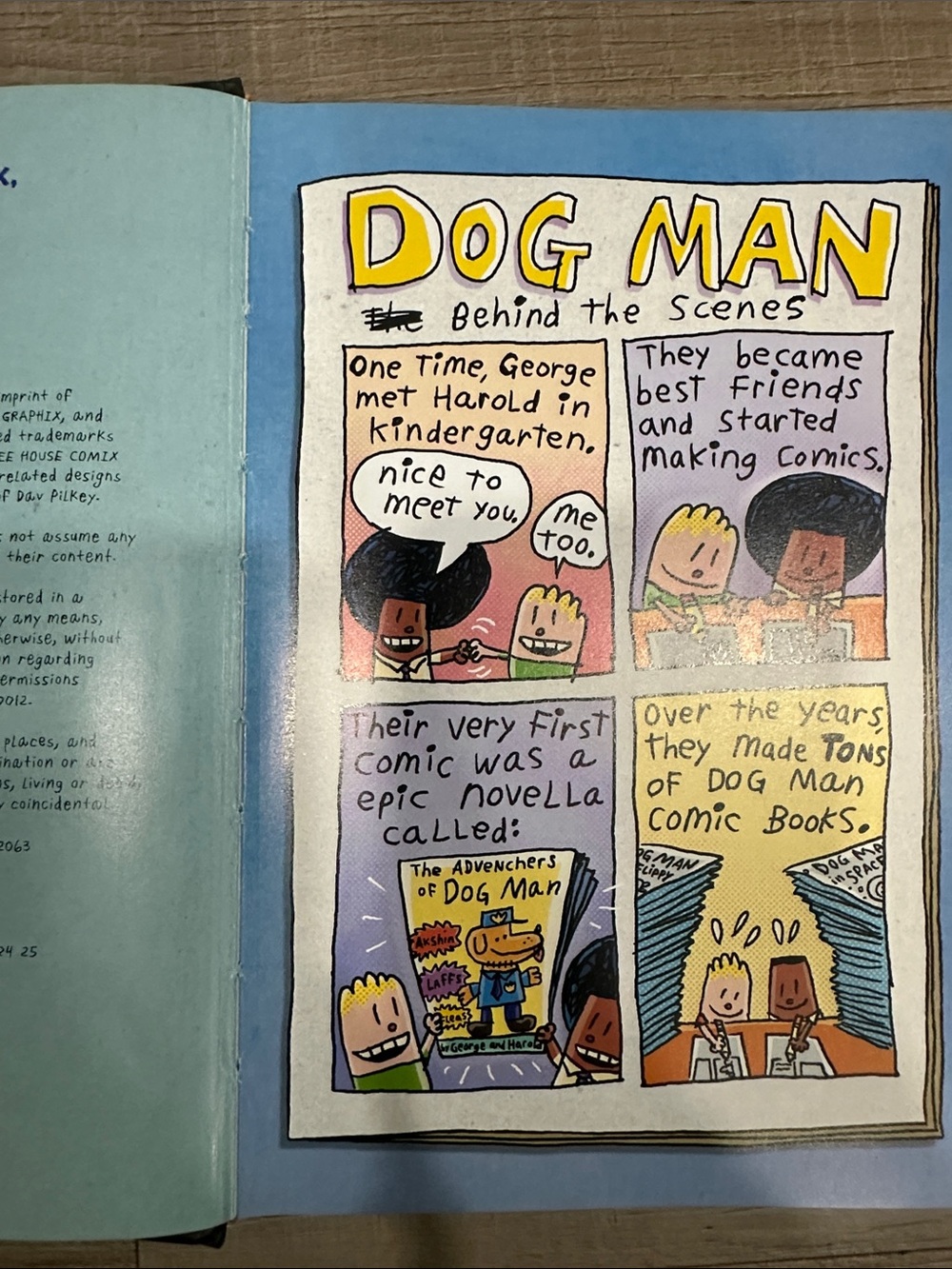 Scholastic Dog Man #1 Dav Pilkey Hardcover Book - Picture 3 of 4